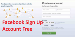 Facebook Sign Up Account Free
