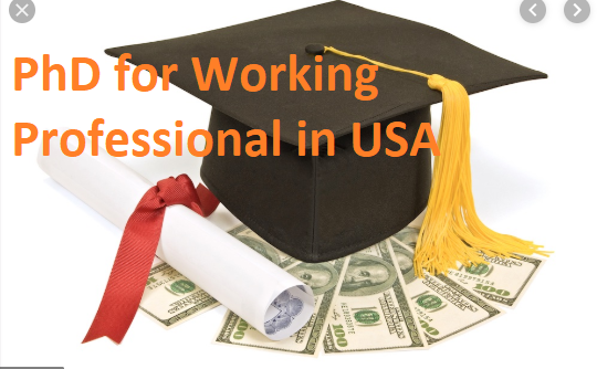 PhD for Working Professionals in USA
