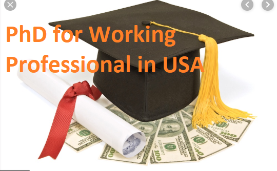 phd program for working professionals with minimum residential requirements