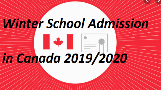 Winter Admission in Canada for all Nationalities