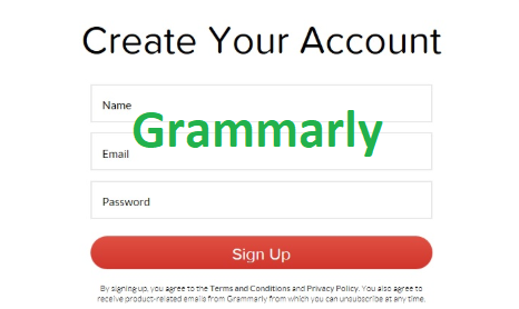sign up for free grammarly