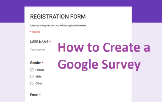 google docs survey to facebook