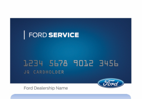 Ford Service Credit Card