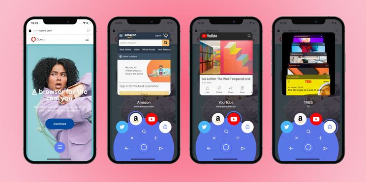 Opera Latest Feature on iOS is One-Handed Experience