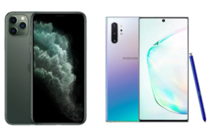 Compare Samsung Note 10 and iPhone 11