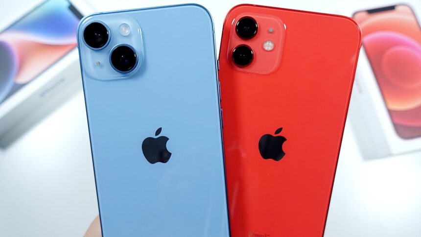 Compare iPhone 12 to iPhone 14