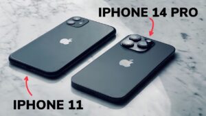 iPhone 11 Compared to iPhone 14 Pro