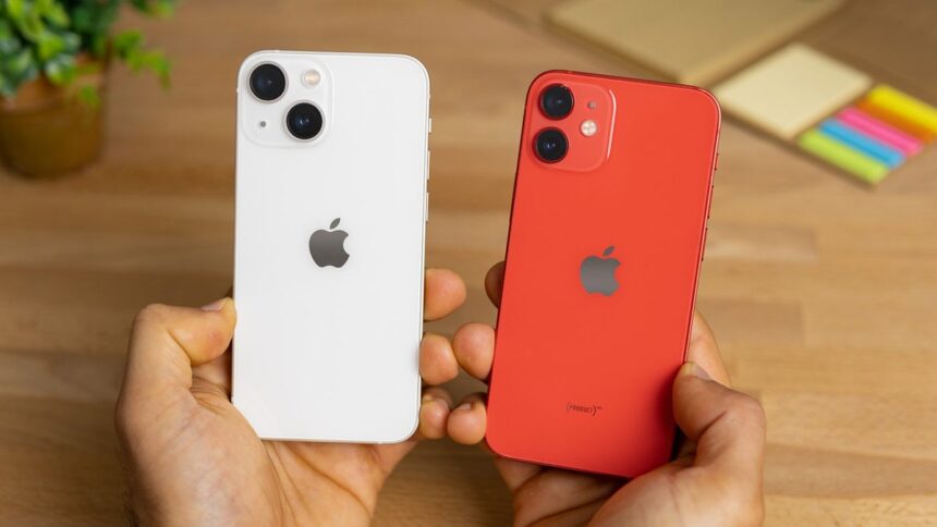 iPhone 13 Mini Compared to iPhone 12
